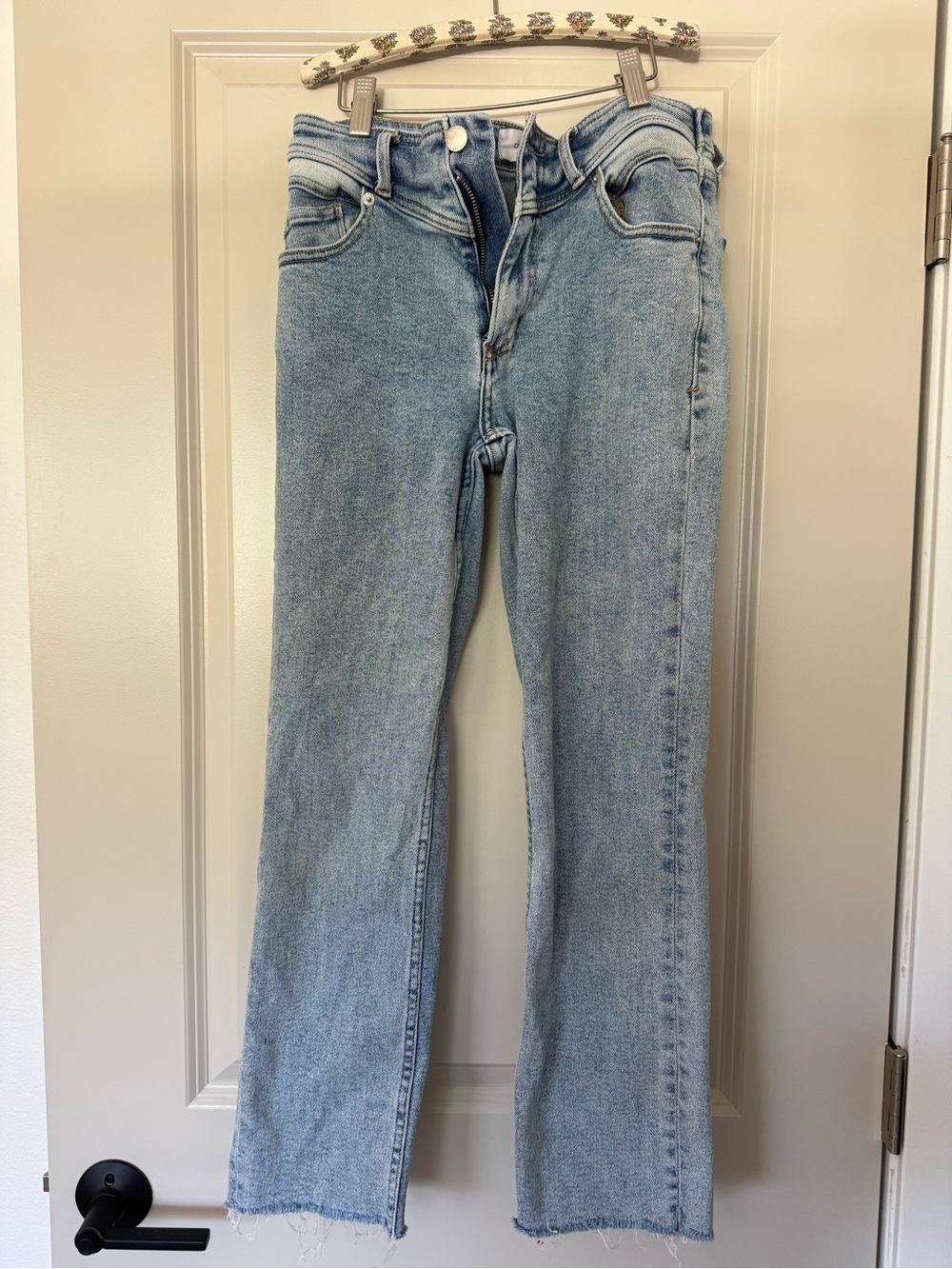 Dear John Light Wash Straight-Leg Jeans